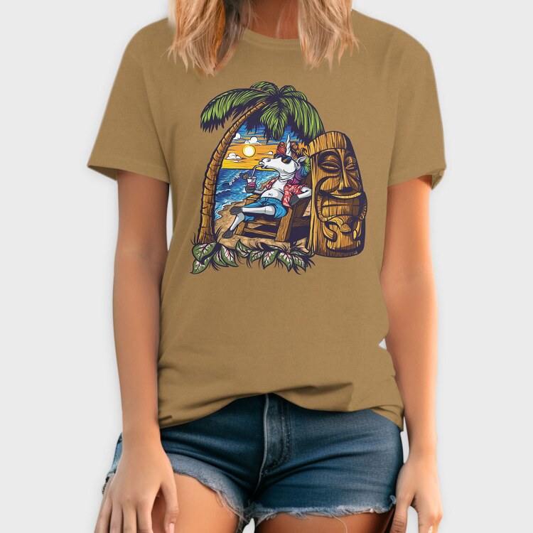 Unicorn Vacation, Tricou Barbati (Unisex)