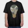 Night Lamp, Tricou Oversize Barbati (Unisex)