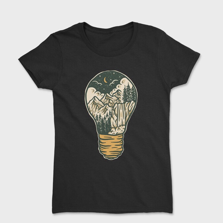Night Lamp, Tricou Femei