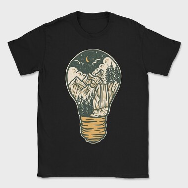 Night Lamp, Tricou Barbati (Unisex)