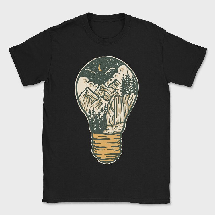 Night Lamp, Tricou Barbati (Unisex)