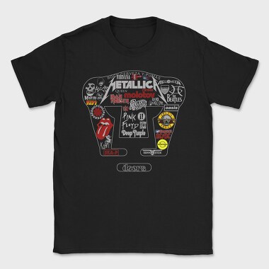 Rock Bands, Tricou Barbati (Unisex)