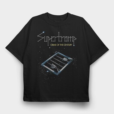 Supertramp, Tricou Oversize Barbati (Unisex)