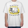 Happy Camper 2, Tricou Oversize Barbati (Unisex)