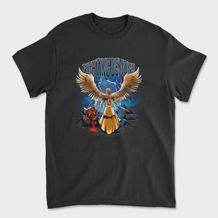 Fighting Demons, Tricou Barbati (Unisex)