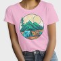 Camping Illustration 9, Tricou Femei