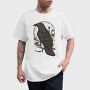 Raven Perch on the Flower Branch, Tricou Barbati (Unisex)