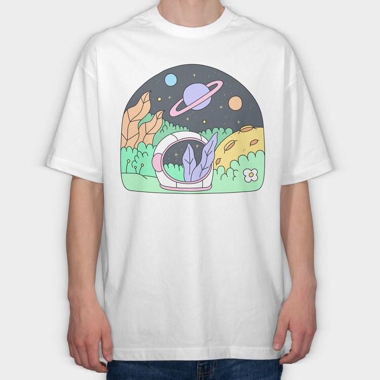 Garden 4, Tricou Oversize Barbati (Unisex)
