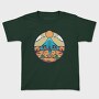 Camping Illustration, Tricou Copii