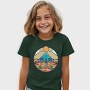Camping Illustration, Tricou Copii