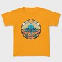 Camping Illustration, Tricou Copii