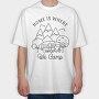Home Is Where We Camp, Tricou Oversize Barbati (Unisex)