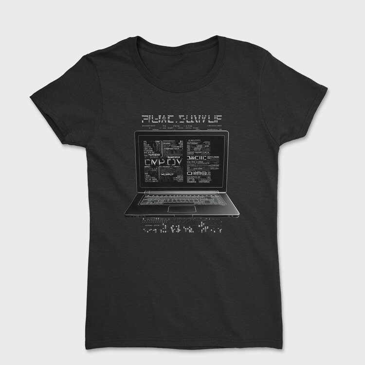 Laptop Programmer Codes, Tricou Femei