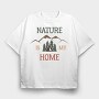 Nature Is My Home, Tricou Oversize Barbati (Unisex)