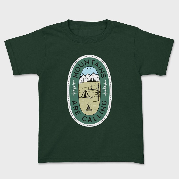 Mountains Are Calling Camp, Tricou Copii