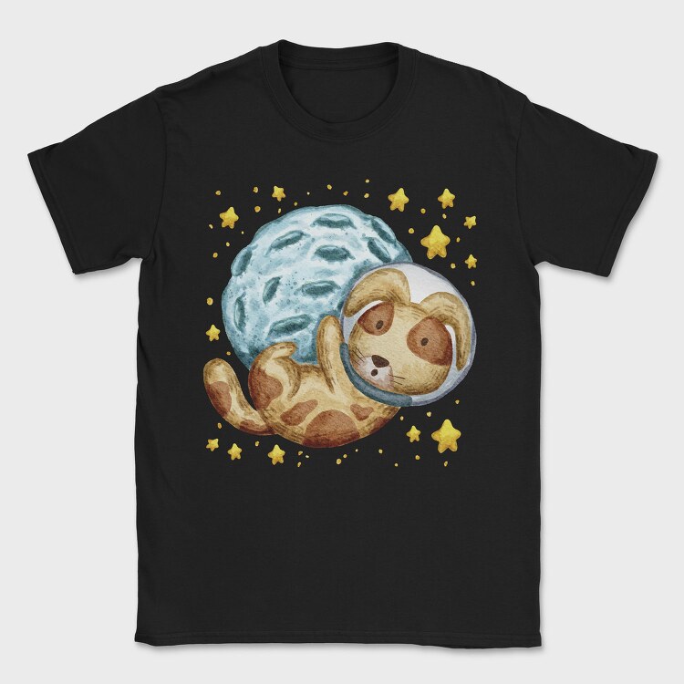 Moon Dog, Tricou Barbati (Unisex)