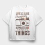 Life Is Like Photography, Tricou Oversize Barbati (Unisex)