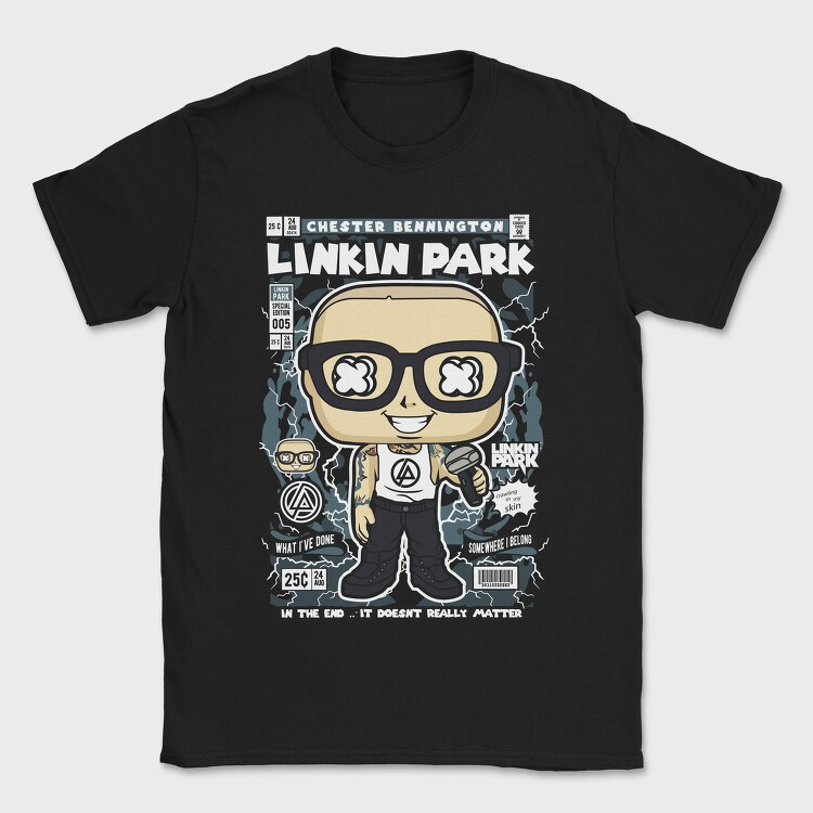 Chester Bennington, Tricou Barbati (Unisex)
