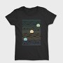 Lineart Sunset Landscape, Tricou Femei