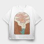 Landscape Nature 4, Tricou Oversize Barbati (Unisex)