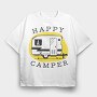 Happy Camper 2, Tricou Oversize Barbati (Unisex)