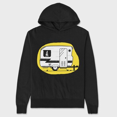 Happy Camper 2, Hanorac Oversize Barbati (Unisex)