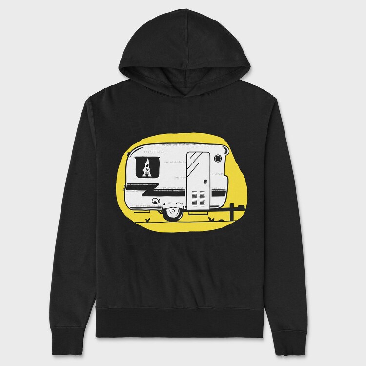 Happy Camper 2, Hanorac Oversize Barbati (Unisex)