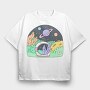 Garden 4, Tricou Oversize Barbati (Unisex)
