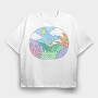 Garden 3, Tricou Oversize Barbati (Unisex)