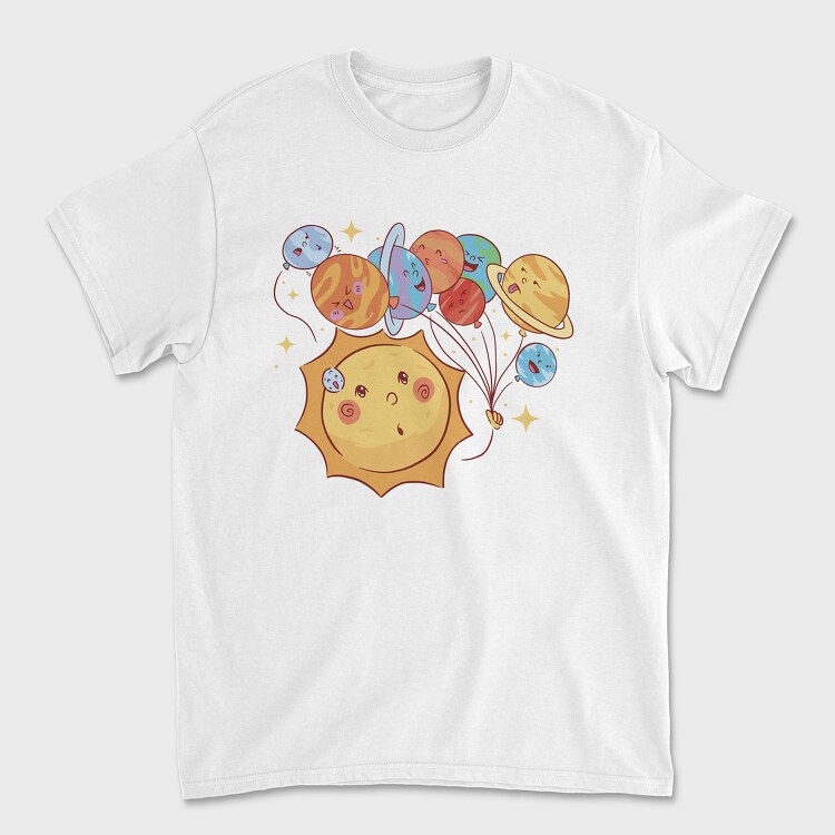 Milky Way Cartoon, Tricou Barbati (Unisex)