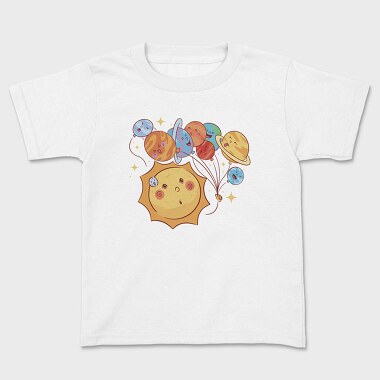 Milky Way Cartoon, Tricou Copii