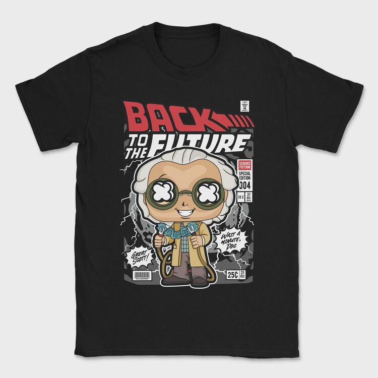 Dr Emmett Brown, Tricou Barbati (Unisex)