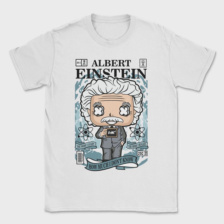 Einstein, Tricou Barbati (Unisex)