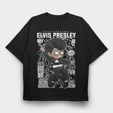 Elvis, Tricou Oversize Barbati (Unisex)