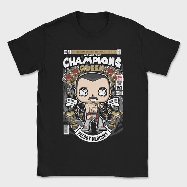 Freddy Mercuri Queen, Tricou Barbati (Unisex)