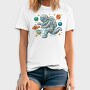 Astronaut Painting, Tricou Barbati (Unisex)