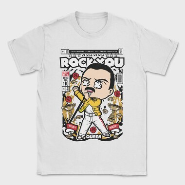 Freddy Mercury, Tricou Barbati (Unisex)