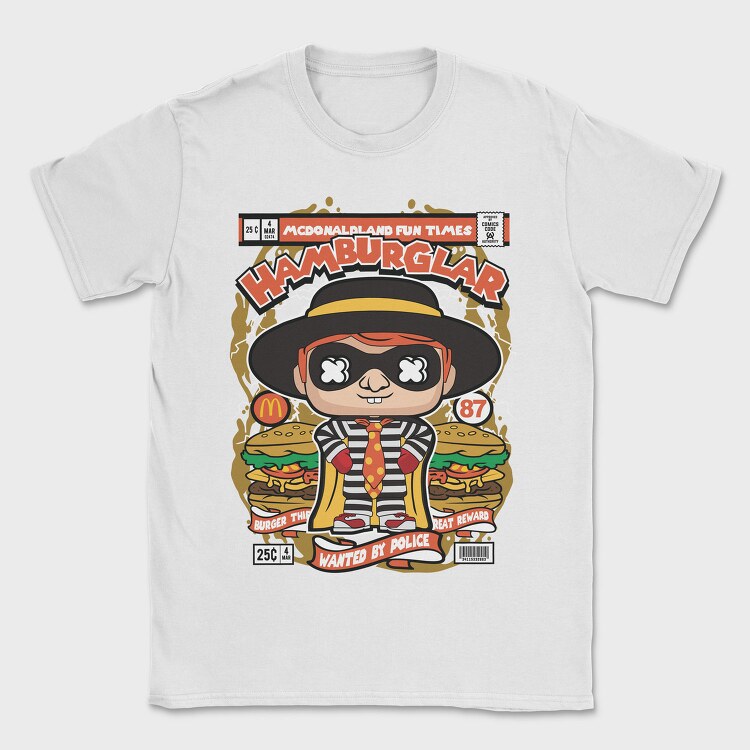 Hamburglar, Tricou Barbati (Unisex)