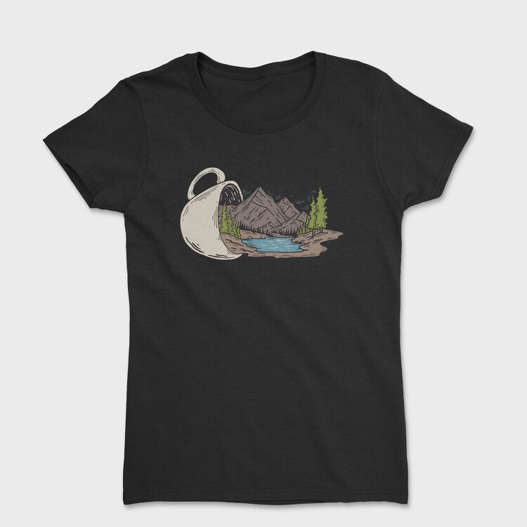 Coffee Landscape, Tricou Femei