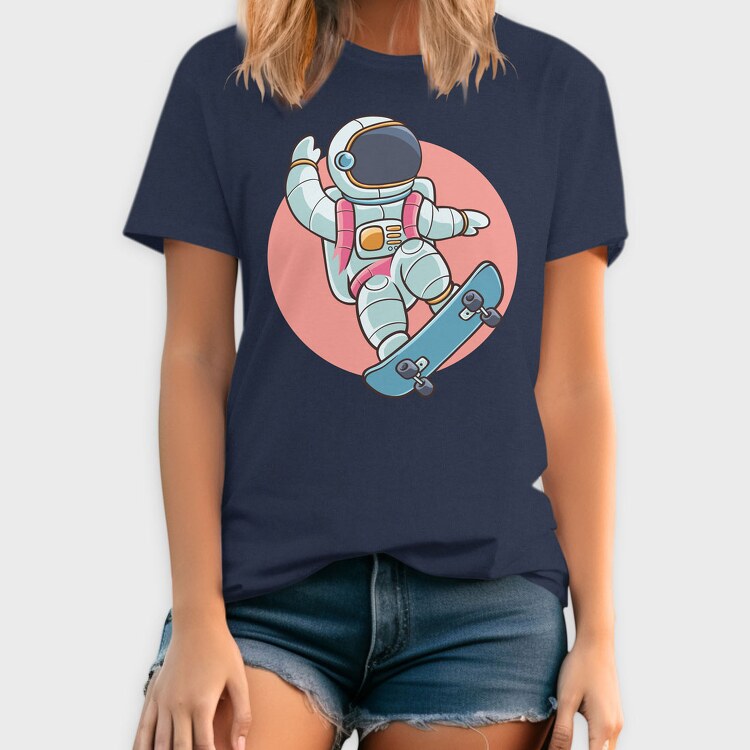 Astronaut Skate 2, Tricou Barbati (Unisex)