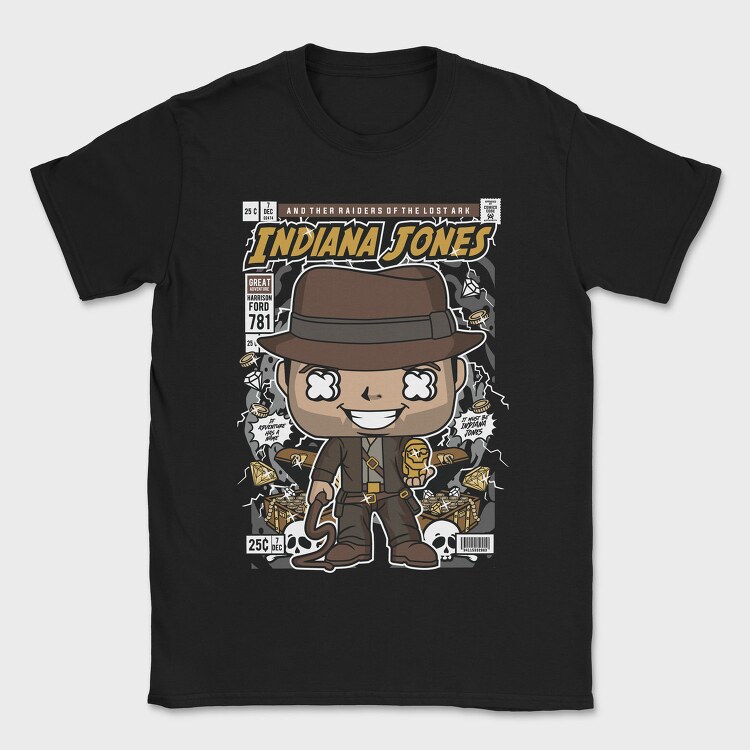 Indiana Jones, Tricou Barbati (Unisex)