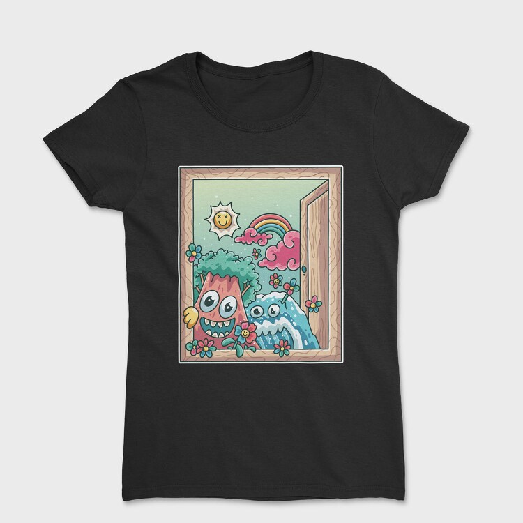 Cute Nature Window, Tricou Femei
