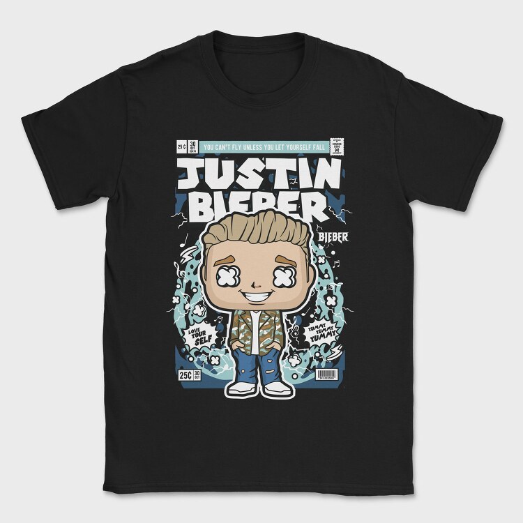 Justin Bieber, Tricou Barbati (Unisex)
