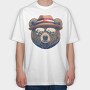Colorado S Bear Face With Sunglasses, Tricou Oversize Barbati (Unisex)