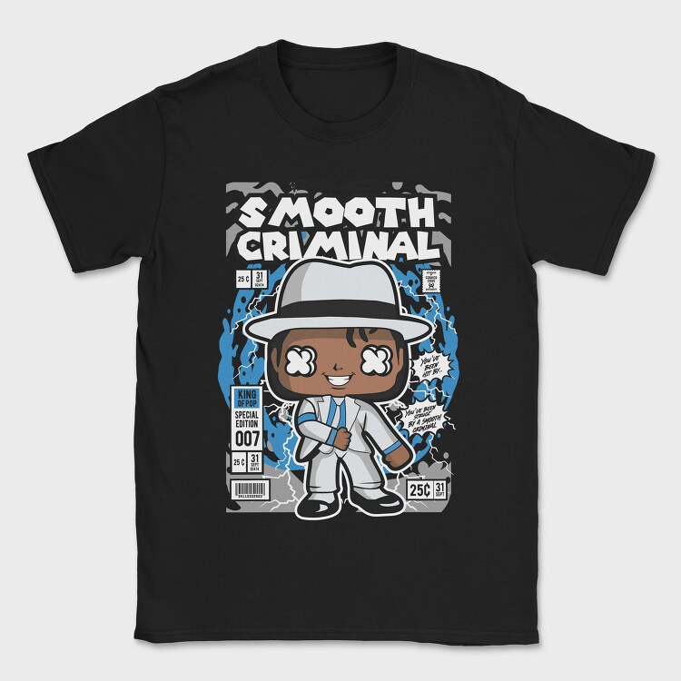 Michael Jackson Smooth Criminal, Tricou Barbati (Unisex)