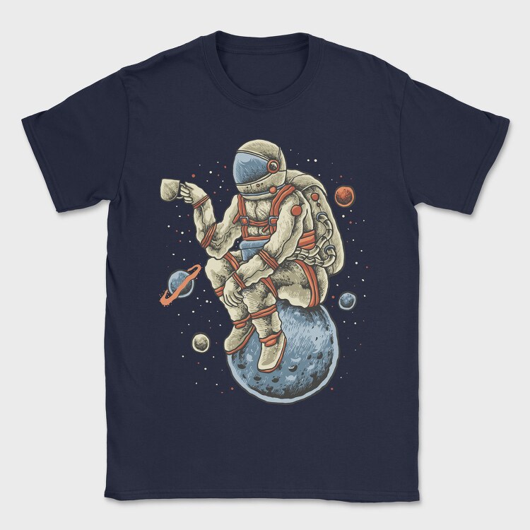 Coffee Astronaut, Tricou Barbati (Unisex)