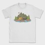 Camping Lake, Tricou Barbati (Unisex)