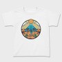 Camping Illustration, Tricou Copii