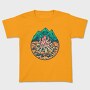 Campfire Outdoors Illustration, Tricou Copii
