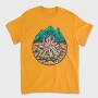 Campfire Outdoors Illustration, Tricou Barbati (Unisex)